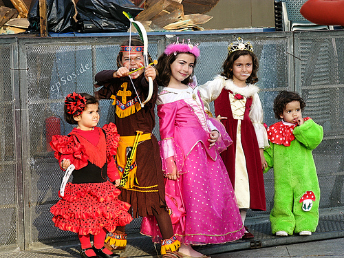 Cute Kids in Children's Costumes